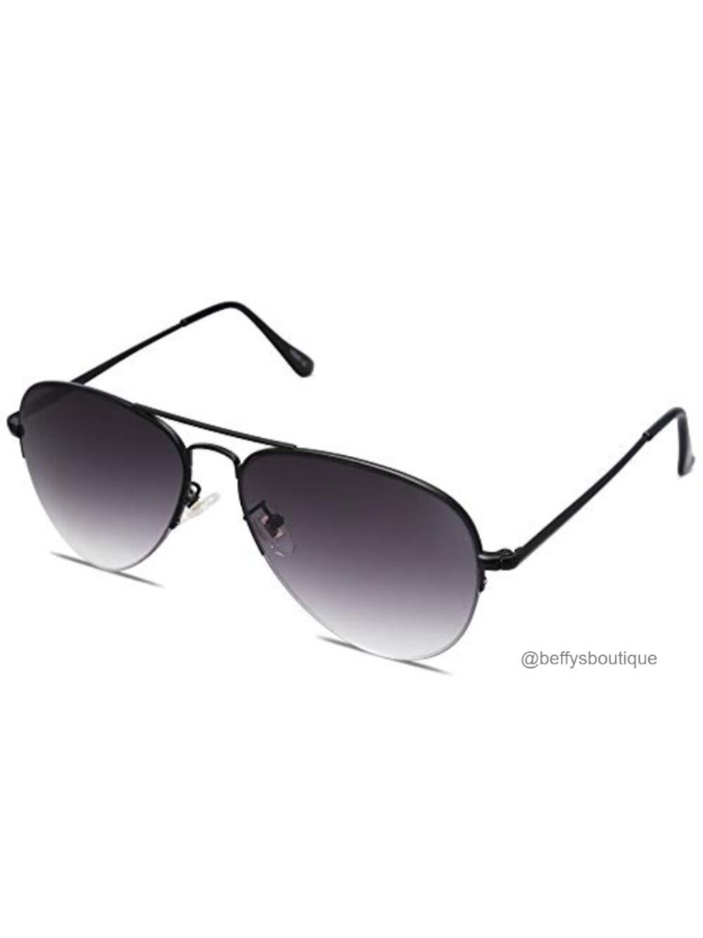 SOJOS Classic Semi Metal Aviator Sunglasses UV400 Unisex Medium